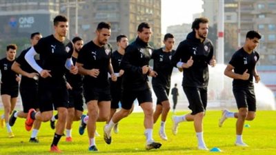 فقرة بدنية خاصة في مران الزمالك
