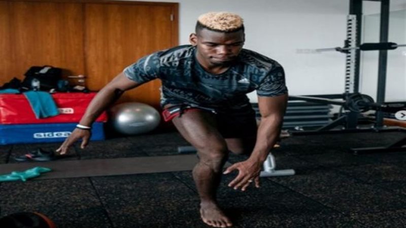 بوجبا يواصل التدريبات