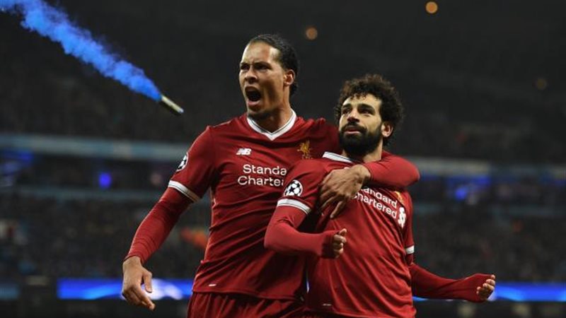 محمد صلاح وفان دايك