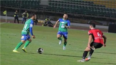 المقاصة يتقدم على غزل المحلة بهدف ”بيكلي” في الشوط الأول