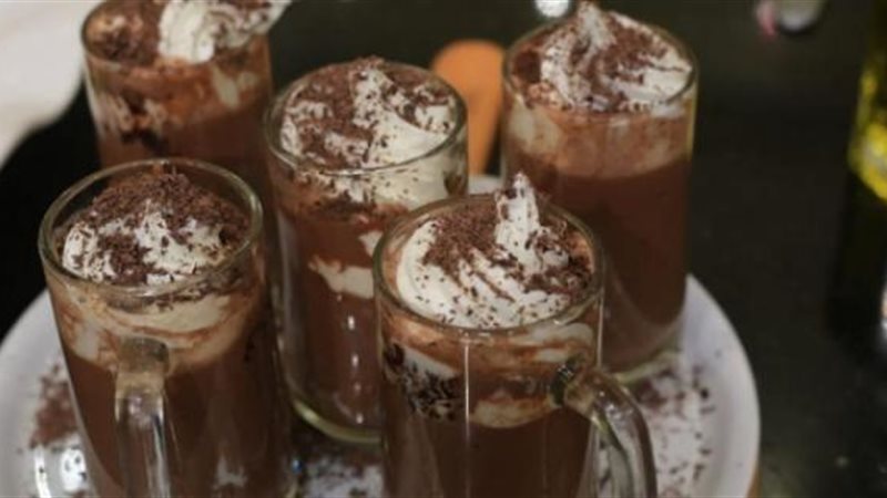 مشروب البودنج الساخن