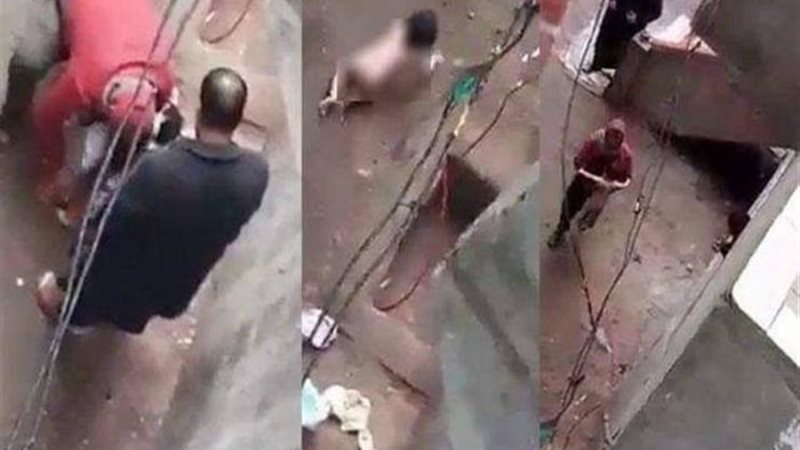 الرضيعة العارية