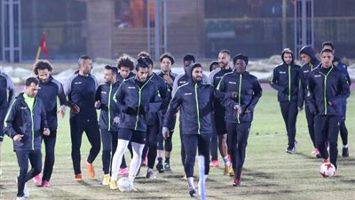 سيراميكا يواصل استعداداته لمواجهة الجونة بالدوري