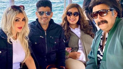 سامية الطرابلسي من كواليس ”تماسيح النيل” مع عتاولة الكوميديا