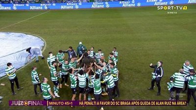 سبورتنج لشبونة بطلًا لكأس دوري البرتغال على حساب براجا