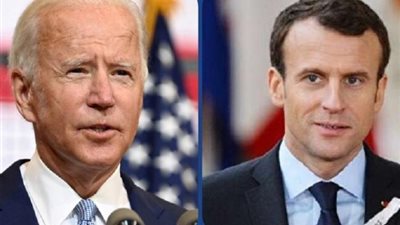 عاجل.. تفاصيل أول اتصال هاتفي بين ماكرون وبايدن