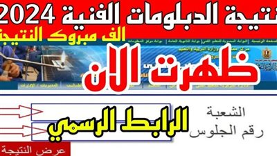موعد ظهور نتيجة الدبلومات الفنية 2024