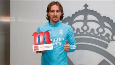 مودريتش يتوج بلاعب شهر ديسمبر في ريال مدريد