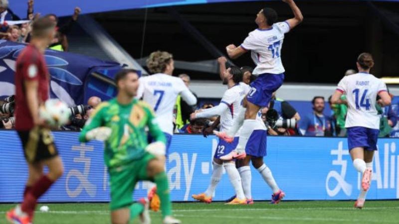 منتخب فرنسا وبلجيكا