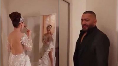 مخالف للعرف والتقاليد ... فيديو تامر حسني مع العروس يثير الغضب على مواقع التواصل الاجتماعي