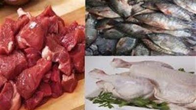 أسعار اللحوم والدواجن والأسماك والخضار والفاكهة خلال التعاملات المسائية