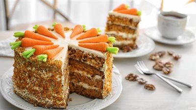 «زي المحلات».. كيفية تحضير كيكة الجزر في المنزل