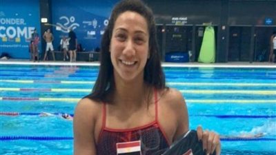 السباحة فريدة عثمان تعلن عدم تواجدها في أولمبياد باريس 2024