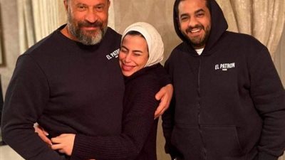 ماجد المصري وابنته ”ماهيتاب” في أول ظهور بعد تعافيه من كورونا