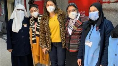 الجمعيات الخيرية  توزع بطاطين للمجمع الطبي بمنطقة كيمان فارس بالفيوم للتصدي لجائحة لكورونا