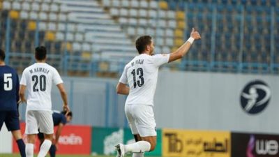 إنبي يتقدم في الشوط الأول على بيراميدز (2_1)