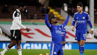 ليستر سيتي يهزم فولهام بثنائية في الدوري الإنجليزي