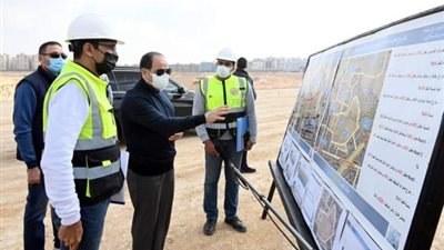 عاجل بالصور  .. السيسي يتفقد مشروع عملاق.. اعرف التفاصيل