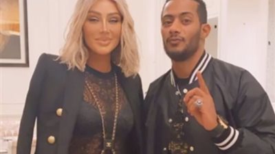 مايا دياب برفقة محمد رمضان في أحدث ظهور لها