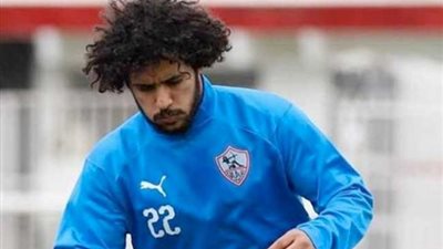 الإصابة تمنع عبدالله جمعة من استكمال مران الزمالك