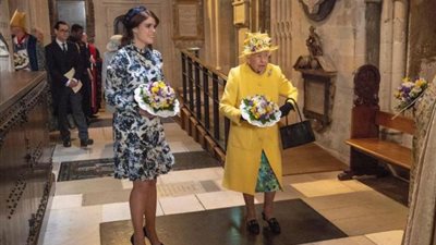 شاهد.. الظهور الأول لـ حفيدة ​الملكة إليزابيت