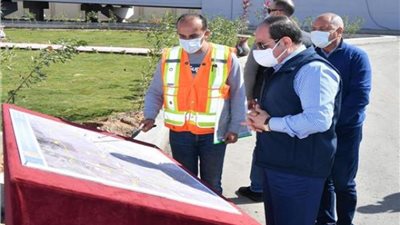 تفقده السيسي اليوم.. معلومات مهمة عن مشروع تطوير محور مسطرد