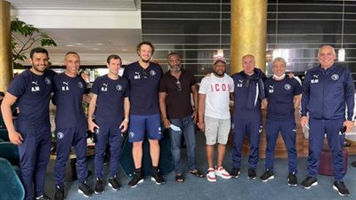 ديفونيه يرحب ببعثة بيراميدز في أبيدجان