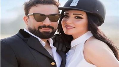 عبير صبري تغازل زوجها بصور رومانسية وتعلق : كل عيد هفضل أحبك