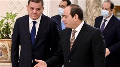 أول تعليق من رئيس وزراء ليبيا بعد لقائه بالرئيس السيسي