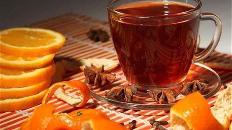 شاي قشر البرتقال
