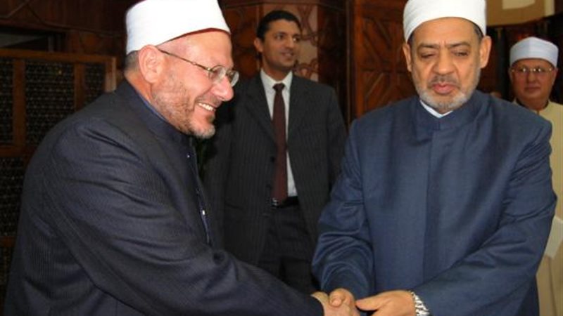شيخ الأزهر و المفتي
