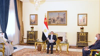 عاجل..  تفاصيل الرسالة التي تسلمها السيسي من أمير الكويت ؟