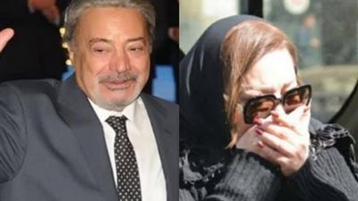 ”الوداع الأخير”.. بدموع وكلمات مؤثرة نهال عنبر تلقى النظرة الأخيرة على يوسف شعبان