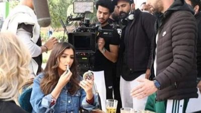 مي عمر تبدأ تصوير أول مشاهد فيلم ”تحت تهديد السلاح”