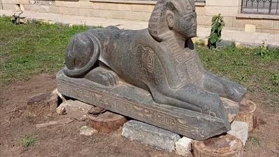 شبيه أبو الهول .. قصة 3 ساعات نقل خلالها التمثال إلى متحف الإسماعيلية