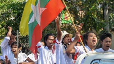 مقتل شخصين خلال احتجاجات في ميانمار