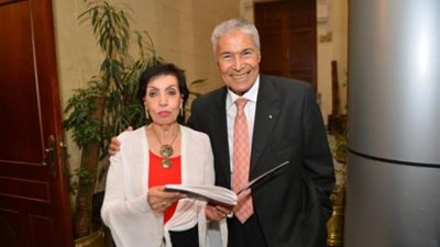 طليق رجاء حسين بعد 51 سنة زواج: ست عظيمة شجعتني على الجواز مرة تانية