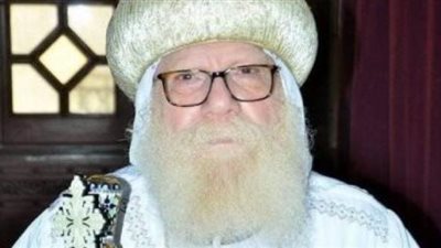 وفاة الأنبا أثناسيوس أسقف بنى مزار