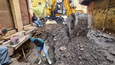 بعد حدوث هبوط أرضي.. الجيزة تكشف حقيقة كسر خط غاز بالعمرانية