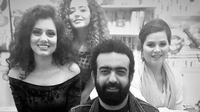 يسرا اللوزي وندى موسى وماندو العدل في كواليس مسلسل ”بين السما والأرض”