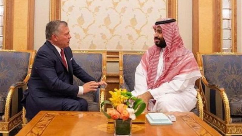 العاهل الأردنى وولى