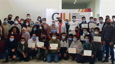 بالصور .. الألمانية الدولية بالعاصمة الإدارية تستقبل أبنائها الجدد بمنحة تدريبية تكنولوجية