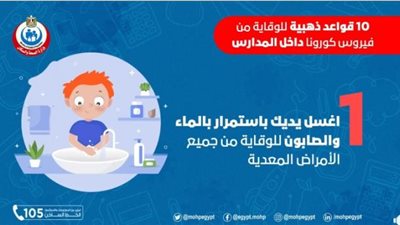 ما هي القواعد الذهبية للوقاية من كورونا داخل المدارس؟.. الصحة تجيب