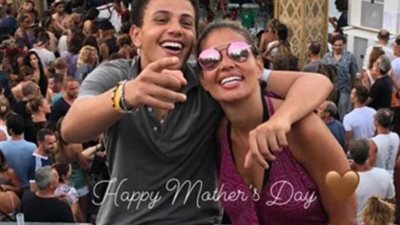 الأم الفرفوشة رزق .. نجل الهضبة عمرو دياب يهنئ والدته بعيد الأم