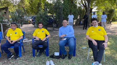 السفير يحضر مران بيراميدز الأخير في زامبيا