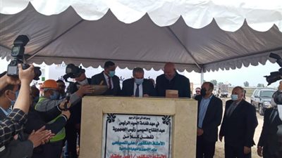 وزير التموين يضع حجر الأساس لمنطقة لوجستية - تجارية - ادارية - ترفيهية ” بالدقهلية
