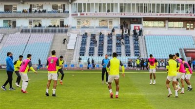 تقسيم لاعبي الزمالك لمجموعات خلال المران