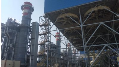 ربط مداخن كهرباء محطة غرب دمياط بالشبكة القومية لرصد الانبعاثات