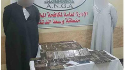 مكافحة المخدرات تضبط 104 طربة حشيش بالمنوفية والغربية