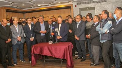 أبو ريدة يوجه رسالة شكر إلى مصر من داخل اتحاد الكرة